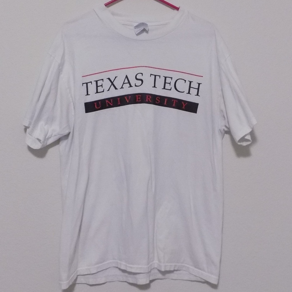 Texas Tech University White Unisex T-shirt